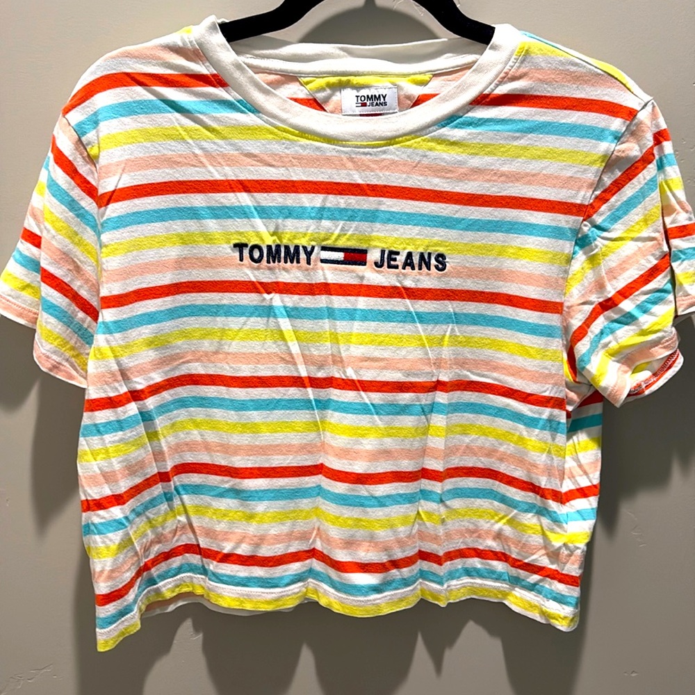 Tommy Hilfiger striped crop top